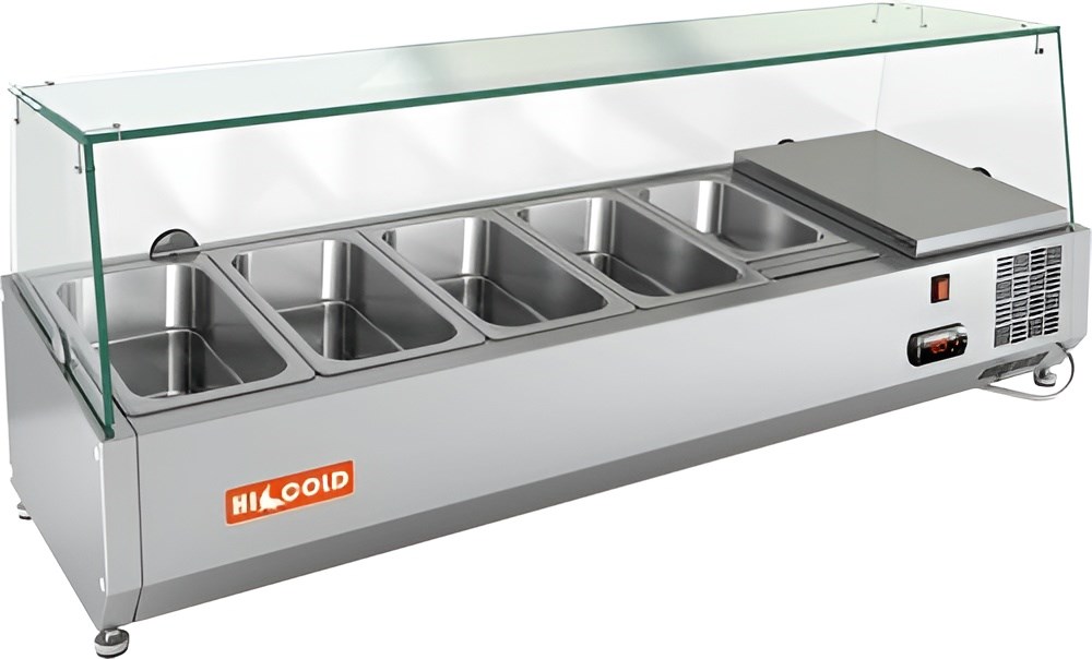 Витрина холодильная для ингредиентов HICOLD VRX 1200 1/3