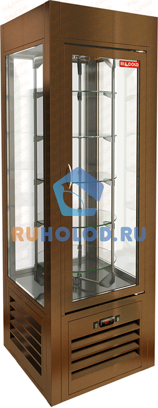 Витрина кондитерская HiCold VRC 350 R Sh Bronze