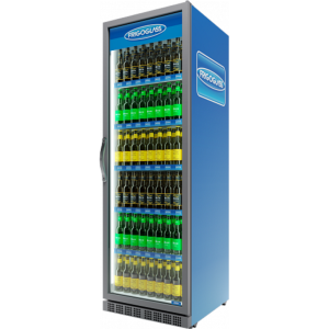 Шкаф холодильный Frigoglass Super 8 FFD (сер.корпус,бел.кабинет,сер.рамка дв.,2Led,6полок,6ЦД)