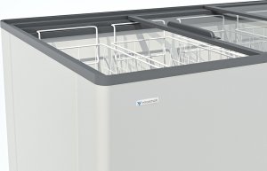 Ларь морозильный с прямым стеклом Frostor F 180 C серый - Изображение 2