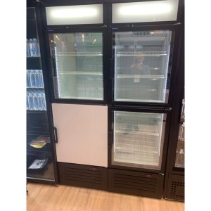 Шкаф морозильный МХМ Капри 0,5НСК дверь стеклянная сверху, металл снизу - Изображение 2