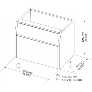Бункер для льда Brema Bin 110 (для G280-G510) - Изображение 2