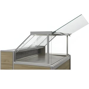 Витрина холодильная Carboma GC111 VM 1,5-1 (1010 Мариель) (динамика, газлифт, без боковин) - Изображение 2