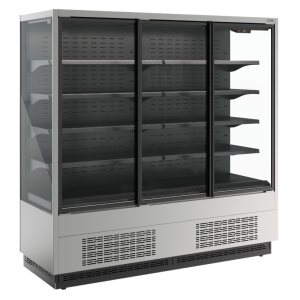 Горка холодильная Carboma FC20-07 VV 1,9-1 STANDARD фронт X1 (версия 2.0) (9006-9005)