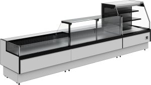 Витрина холодильная GC95 SL 0,94-1 с боковинами (версия 2.0) 9006-9005 - Изображение 3