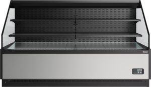 Горка холодильная Carboma GC110 VM 1,25-2 Горка без боковин (версия 2.0) ( 9006-9005) - Изображение 2
