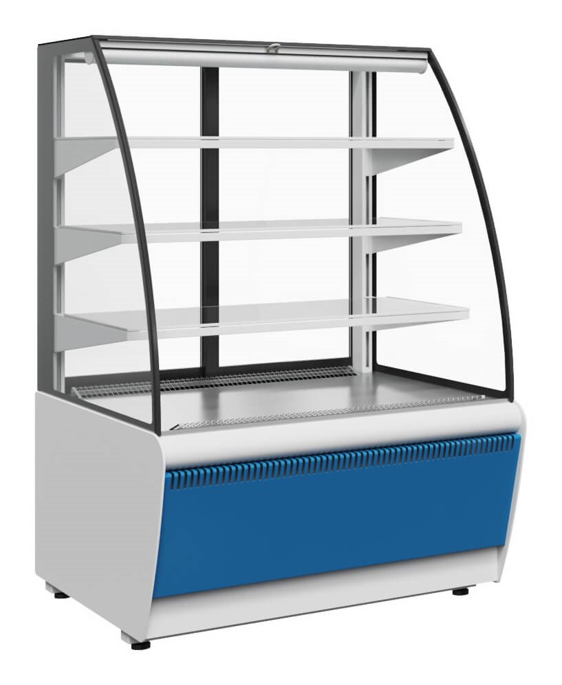 Витрина кондитерская Carboma K70 ВХСо-0,9д (K70 VM 0,9-2 STANDARD FLANDRIA) открытая - Изображение 14