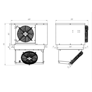 Моноблок холодильный среднетемпературный Intercold ММСМ-115 FT T (опция -10° С) - Изображение 2