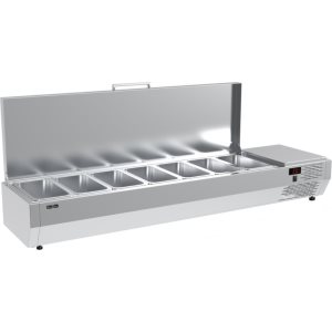 Витрина для ингредиента Carboma A40 SM 1,6 (7 GN1/3) с крышкой