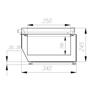 Витрина для ингредиента Carboma A30 SM 1,2-G (5 GN1/4) - Изображение 2